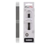 Knit Pro K41106 Agujas de Tejer, Fibra de Carbono, Negro, 2,25 mm, 5