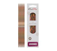 Knit Pro KP20110 Symfonie - Agujas de Tejer (Madera, 4,5 mm, 20 cm)