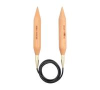 Knit Pro KP35375 Agujas Circulares Fijas Jumbo Birch, Beige, 150cm x 25.00mm