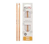 Knit Pro KP35701 5.5 mm Basix Single Ended Crochet Hook, Birch Beige