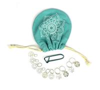 Knit Pro - Markers, Metal, Azul, One Size, 10