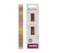 Knit Pro Symfonie - Agujas para Tejer de Doble Punta (10 cm x 2,75 mm), Multicolor