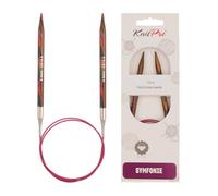 Knit Pro Symfonie Wood - Agujas de Tejer Redondas (6,5 mm de Grosor, 60 cm de Longitud)