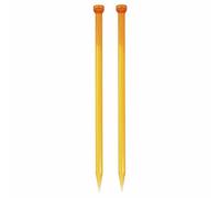 Knit Pro Trendz Multicolor mamamemo Agujas de Longitud 15 cm, Naranja, 4,0 mm