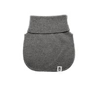 KNITAS Bufanda de punto de lana para bebés y niños, muy suave y cálida, bufanda de punto para proteger el cuello en otoño e invierno, bufanda en color gris, para bebés de 0 a 3 años, gris, für 0-3