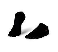 Knitido Track & Trail Ultralite Fresh | Tobilleros con dedos para deporte en algodón y Coolmax®, Talla:35-38, Colores:negro (101)