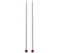 KnitPro 15 cm x 40 mm galvanizado Hollow Nova Metal Ganchillo Tejer de latón, Color Plateado