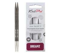 KnitPro - 200504 Aguja Circular Intercambiable de 13cm de Longitud y 4.5mm de Grosor Linea Dreamz Color: Unico Talla: US 7 (4.5mm)