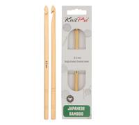 KnitPro 22508 Aguja de Ganchillo, bambú, Natural, 12 x 0,65 x 0,65 cm