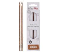 KnitPro Afgano/tunecino: Ganchillo, Madera, Assorted, 3.50mm