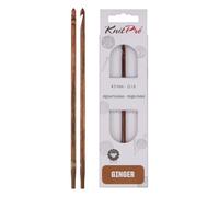 KnitPro Afgano/tunecino: Ganchillo, Madera, Assorted, 4.00mm