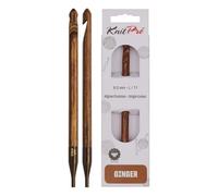 KnitPro Afgano/tunecino: Ganchillo, Madera, Assorted, 8.00mm