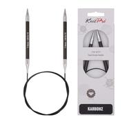KnitPro - Agujas Circulares Karbonz (60cm, 7.00mm) - 1 Unidad