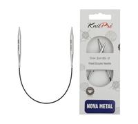 KnitPro - Agujas Circulares Nova Metal (25cm, 5.00) - 1 Unidad