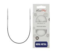 KnitPro - Agujas Circulares Nova Metal (25cm, 2.25) - 1 Unidad