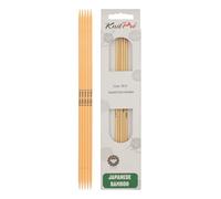 KnitPro Agujas de bambú de Doble Punta de 20 cm | 3 mm
