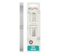 KnitPro Agujas de doble punta Nova Cubics - Alfileres de tejer de doble punta, 12,5 cm x 2,5 mm, paquete de 5