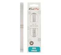 KnitPro Agujas de doble punta Nova Cubics - Alfileres de tejer de doble punta, 12,5 cm x 2 mm, paquete de 5