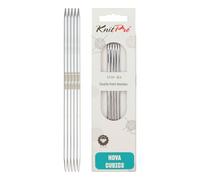 KnitPro Agujas de doble punta Nova Cubics - Alfileres de tejer de doble punta, 12,5 cm x 3,5 mm, paquete de 5