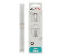 KnitPro Agujas de doble punta Nova Cubics - Alfileres de tejer de doble punta, 12,5 cm x 3 mm, paquete de 5