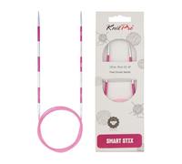 KnitPro Agujas de Tejer: Circulares, Rosa, 100cm x 3.25mm