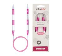 KnitPro Agujas de Tejer: Circulares, Rosa, 100cm x 9.00mm