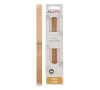 KnitPro - Agujas de Tejer de Doble Tejer, Madera de Abedul, Multicolor, 20 cm x 2,75 mm, Juego de 5