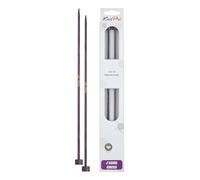 KnitPro Agujas de tejer de una sola punta Jadore Cubics diámetro 4,50 mm, longitud cm 30 cm