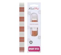 KnitPro Agujas de Tejer: Doble Punta:, Sienna, 20cm x 4.00mm