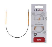 KnitPro Agujas de tejer fijas Zing - Alfileres de tejer circulares de 22,5 cm x 2,25 mm