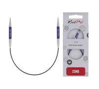 KnitPro Agujas de tejer fijas Zing - Alfileres de tejer circulares de 22,5 cm x 4,5 mm