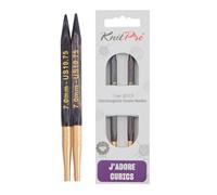 KnitPro Agujas de tejer J'Adore Cubics - Agujas de tejer circulares intercambiables - Para cable de 60 cm y más - 7,00 mm