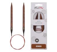 KnitPro Agujas de Tejer, Madera Nailon Metal, Colores Variados, 9,00 mm