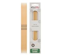 KnitPro Agujas de Tejer Puntiagudas, bambú, Natural, 3,5 mm
