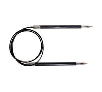 KnitPro - Agujas de Tejer Royale Circular Fijo, Madera de Abedul/latón, Multicolor, 100 cm x 6,50 mm