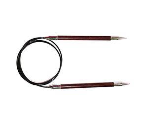 KnitPro - Agujas de Tejer Royale Circular Fijo, Madera de Abedul/latón, Multicolor, 60 cm x 7,00 mm