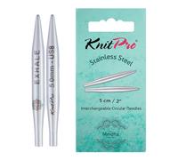 KnitPro Agujas intercambiables Mindful Lace Mini de 5 cm (2") - 5,00 mm (tamaño estadounidense 8)