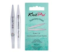 KnitPro Agujas intercambiables Mindful Lace Mini de 5 cm (2") - 5,50 mm (tamaño estadounidense 9)