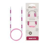 KnitPro Alfileres de tejer: circular, rosa, 100 cm x 5 mm