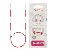 KnitPro Alfileres de tejer: circulares, rojos, 40 cm x 3,25 mm