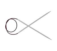 KnitPro Basix - Agujas circulares de aluminio, 120 cm, 2,25 mm, 3 unidades