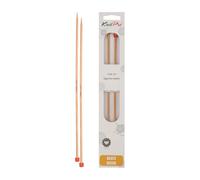 KnitPro Basix Birch: Agujas de Tejer: Extremo único: 25 cm x 3,75 mm, Madera de Abedul, Multicolor, 3,75 mm