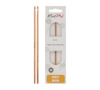 KnitPro Basix Birch: Crochet Hooks: Single Ended: 15cm x 3.00mm, Birchwood, Multi-Colour, 3mm