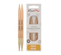 KnitPro - Basix Birch Puntas de Tejer Circulares Intercambiables de 6,50 mm - 1 Unidad