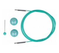 KnitPro Cable, Acero aleado, Azul, One Size