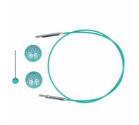 KnitPro Cable, Material elástico y Flexible, Azul, One Size