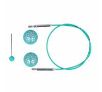 KnitPro Cable, Material elástico y Flexible, Azul, One Size