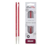 KnitPro Dreamz - Aguja de ganchillo tunecina, pulido suave, para principiantes y experimentados, 5 mm, 1 gancho de ganchillo
