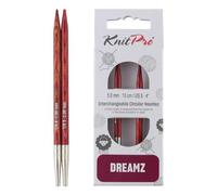 KnitPro Dreamz - Agujas circulares intercambiables de 10 cm, tamaño 5 mm