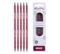 KnitPro Dreamz - Agujas de doble punta de 15 cm, tamaño 4 mm
